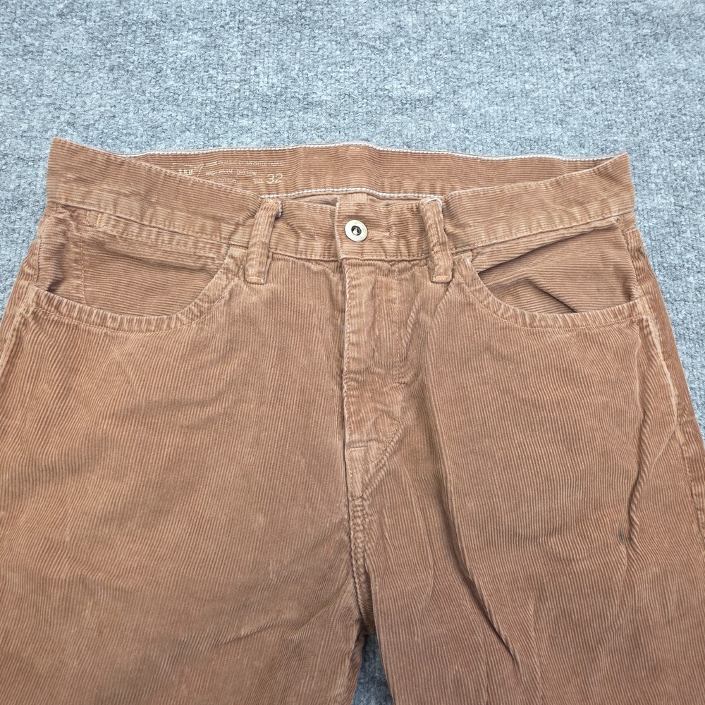SKU Save Khaki United Corduroy Chino Pants Men's 32 (FITS 32 x 32) Brown - Picture 4 of 13